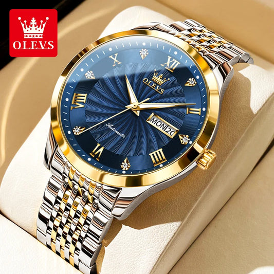 OLEVS Luxury Watch Men Automatic Mechanical Business Male Watch